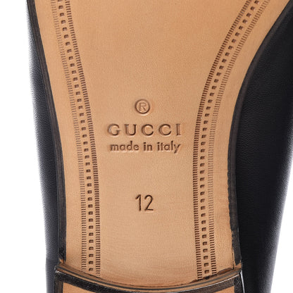 Gucci Lambskin Mens Brixton Horsebit Loafers 12 Black 6 of 13