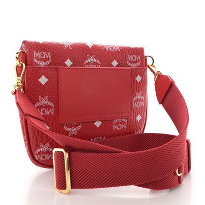 MCM New Years Visetos Small Klassik Crossbody Viva Red 3 of 11
