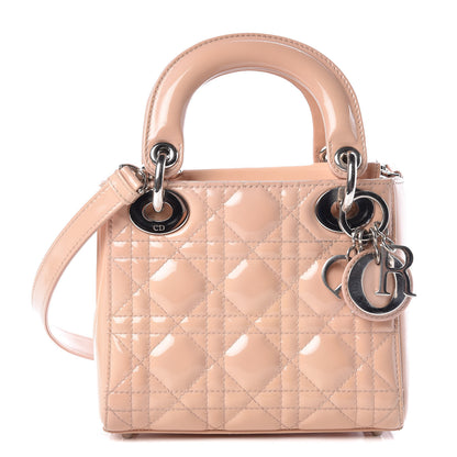 Christian Dior Patent Cannage Mini Lady Dior Light Pink 1 of 11