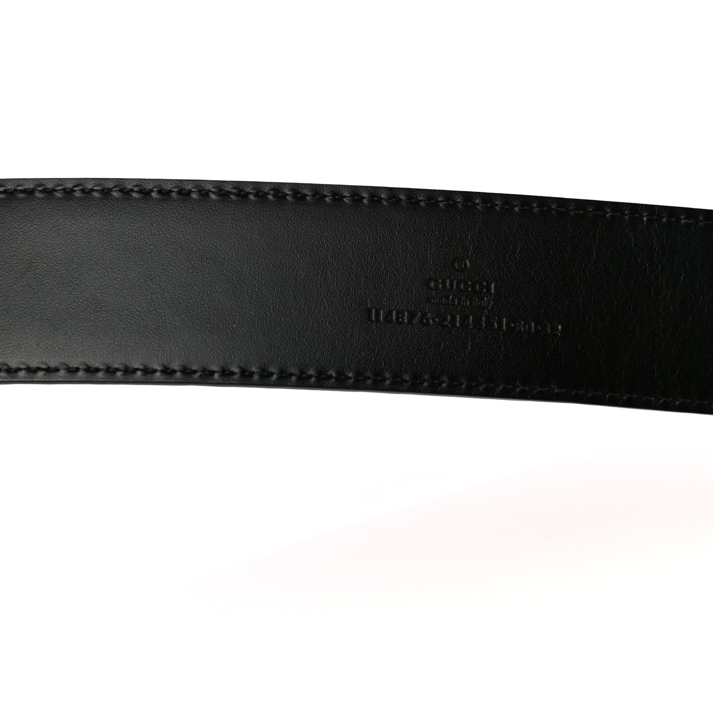 Guccissima Interlocking G 40mm Belt 80 32 Black