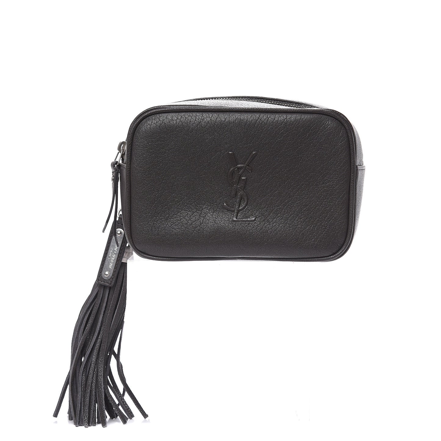 Lambskin Monogram Lou Belt Bag Asphalt