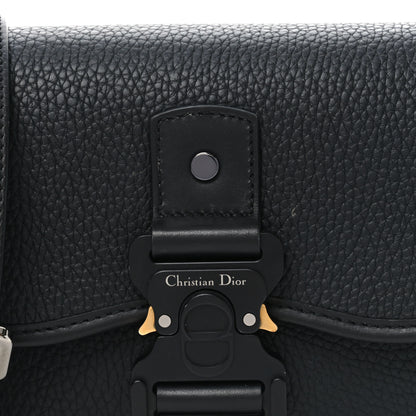 Christian Dior Grained Calfskin Mini Gallop Bag With Strap Black 7 of 9