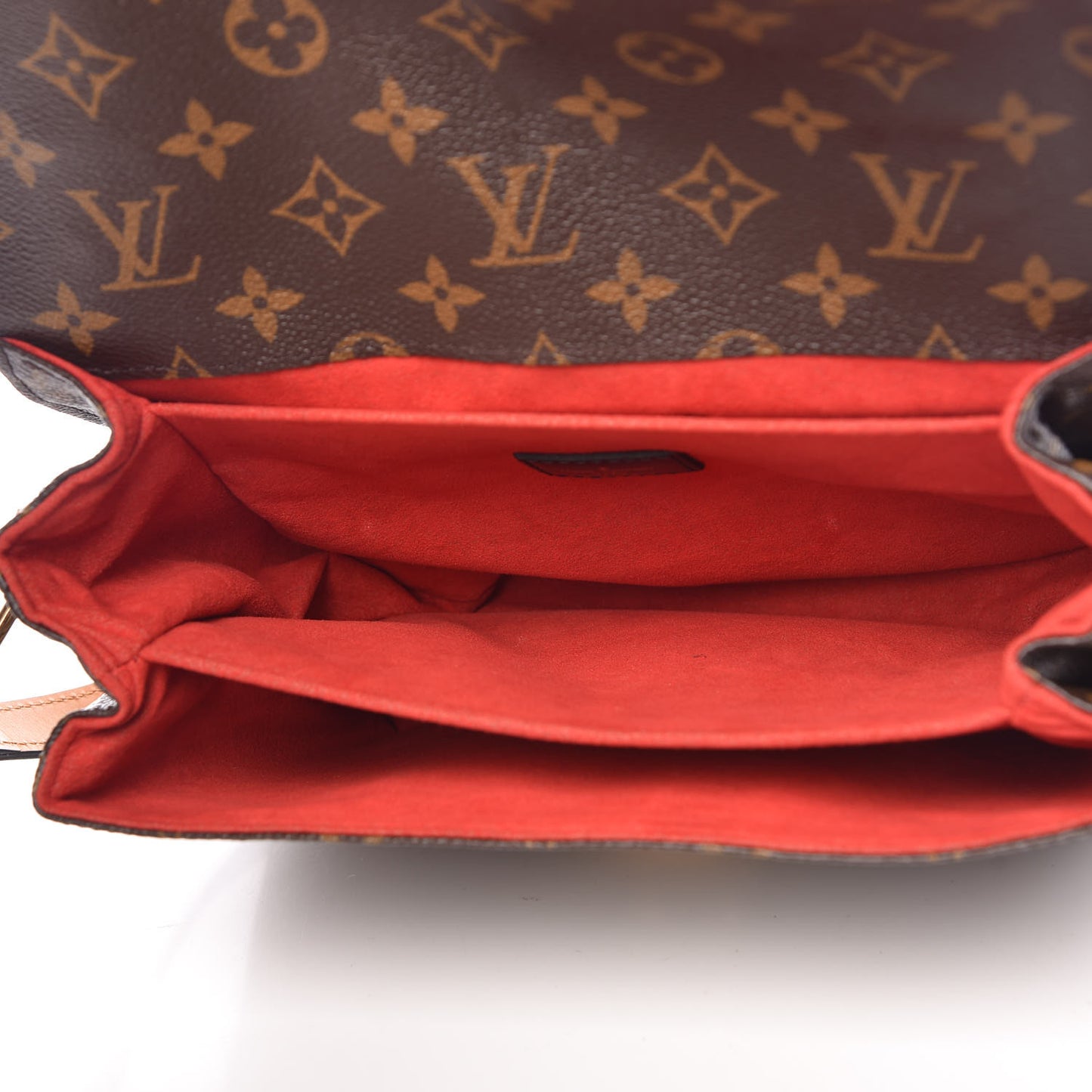 Monogram Braided Pochette Metis Coquelicot