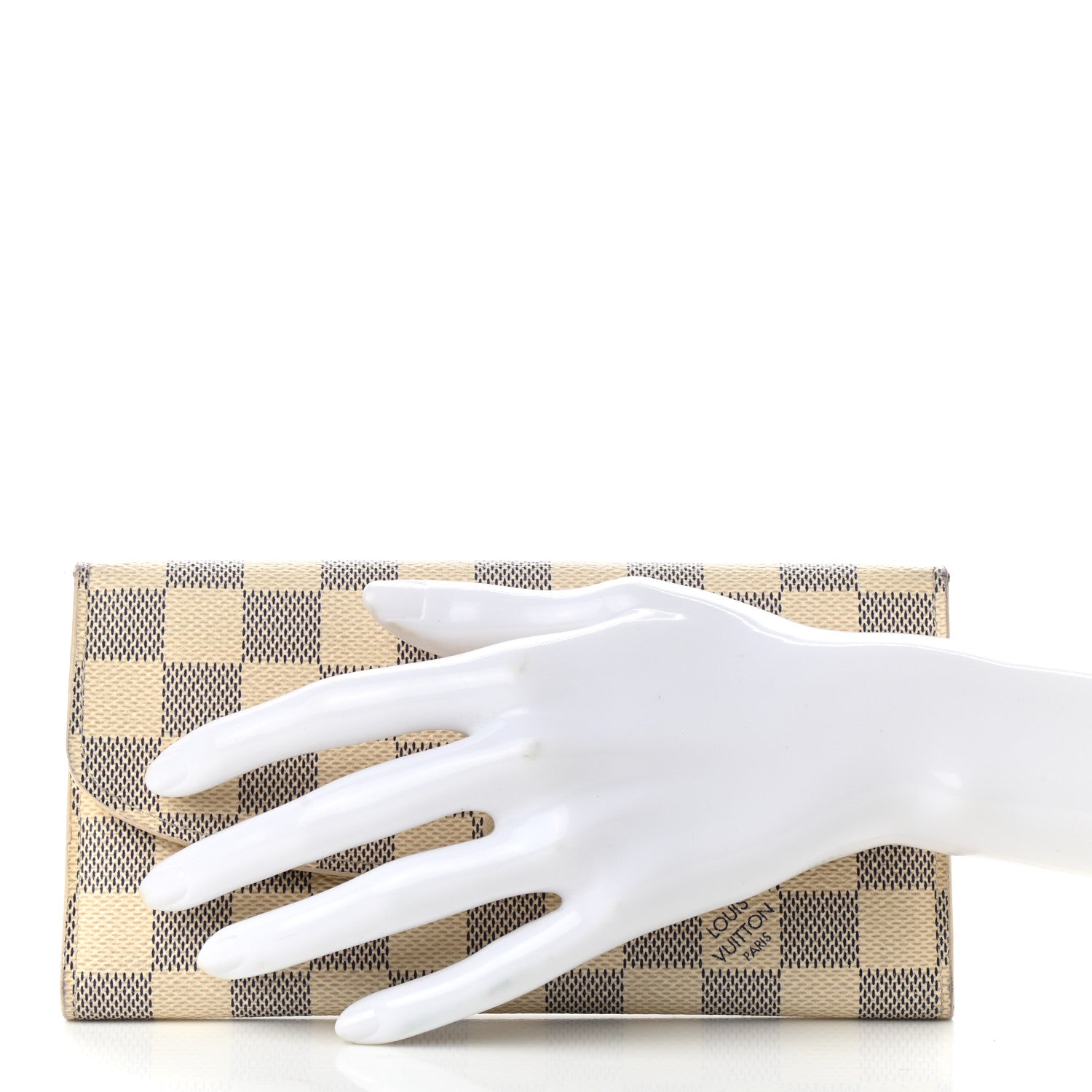 Louis Vuitton Damier Azur Emilie Wallet 2 of 7