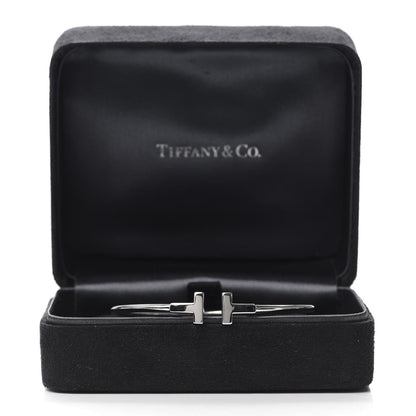 Tiffany 18K White Gold T Wire Bracelet 5 of 5