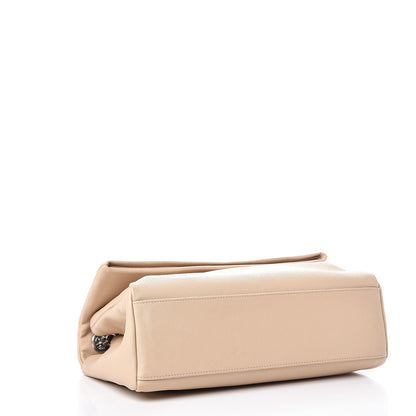Saint Laurent Grain De Poudre Medium West Hollywood Monogram Fold-Over Nude Powder 4 of 10