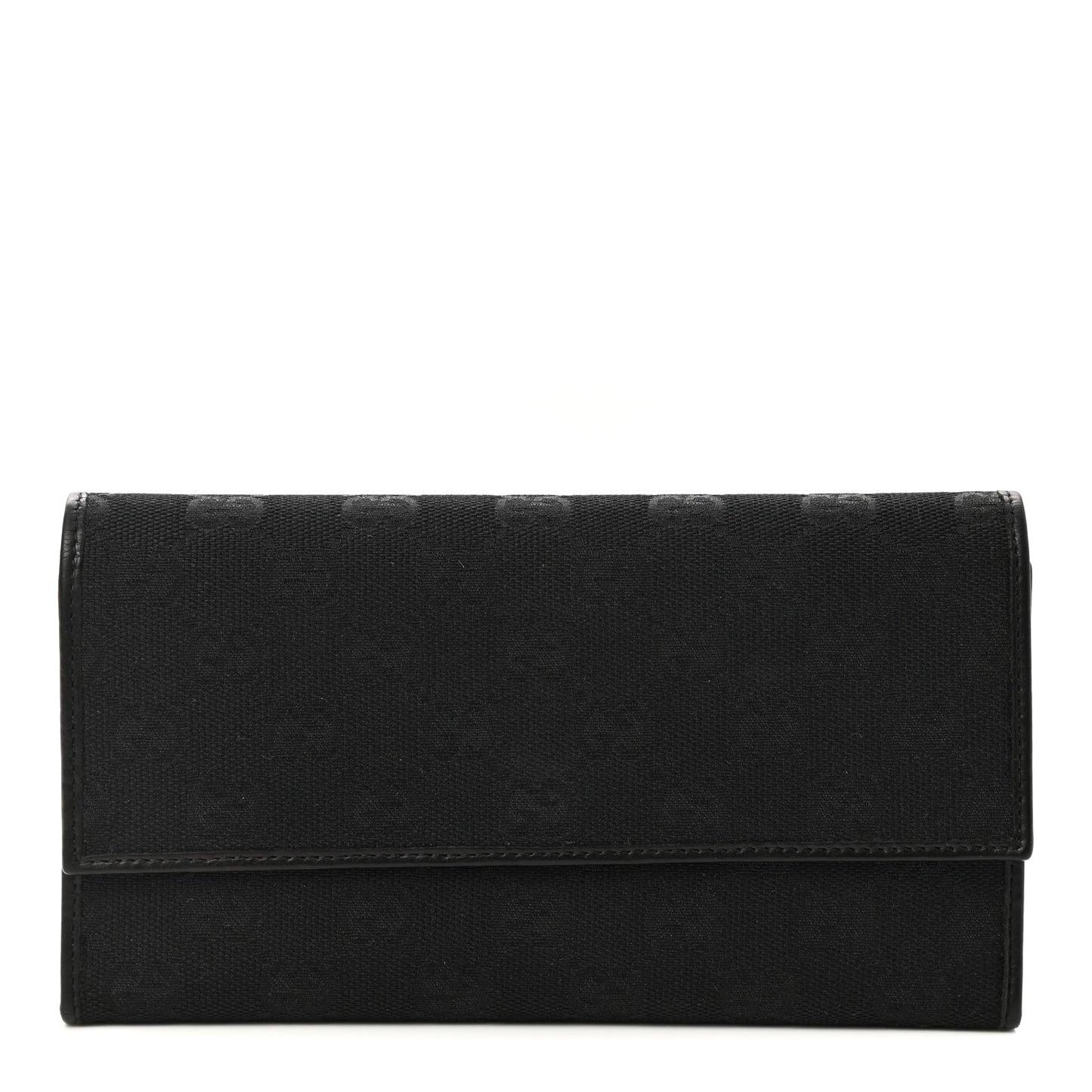 Monogram Continental Flap Wallet Black