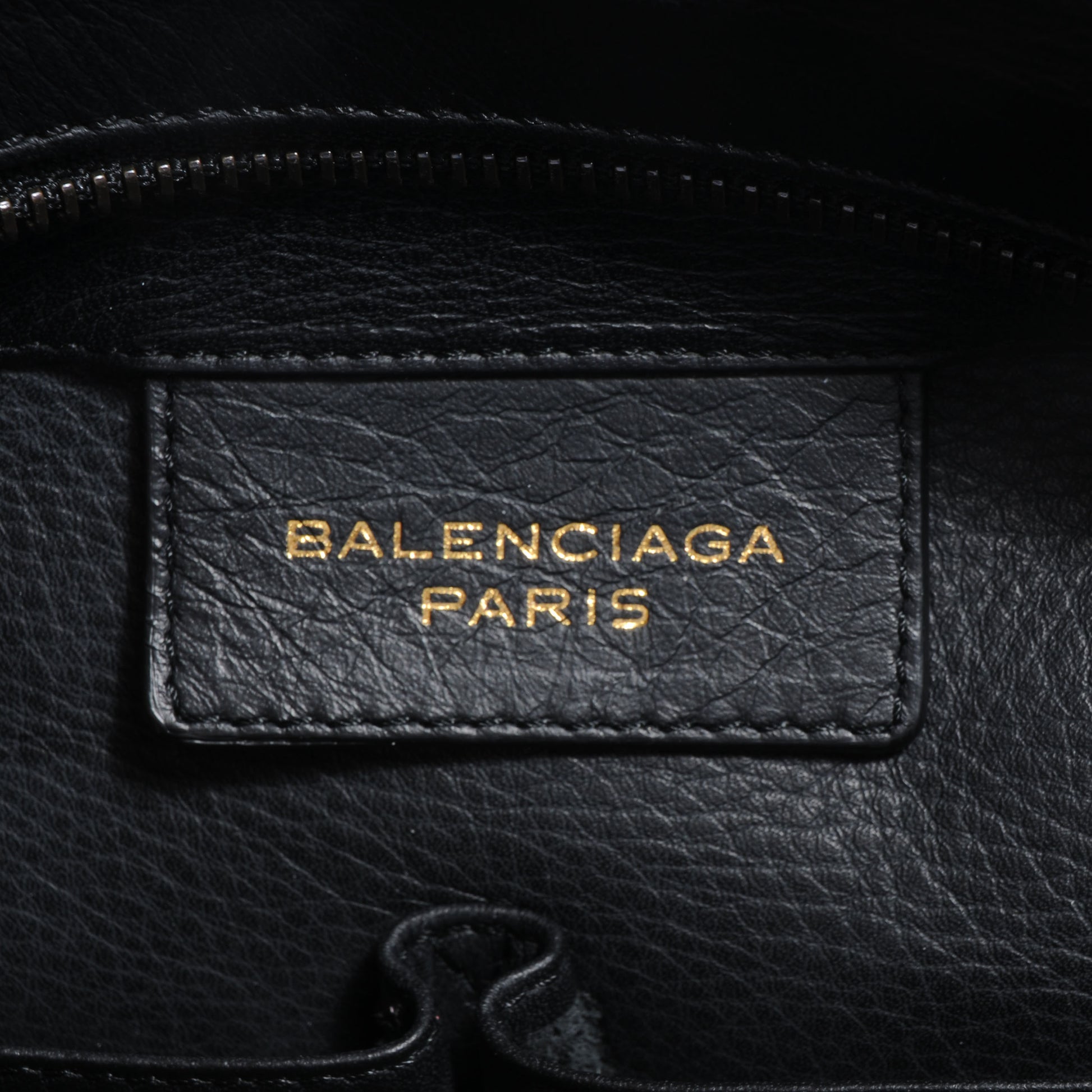 Balenciaga Veau Papier Medium Office Zip Tote Black 6 of 8