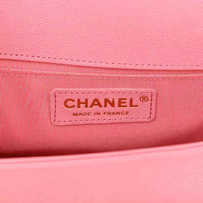 Chanel Caviar Quilted Medium Boy Flap Light Pink 5 of 10