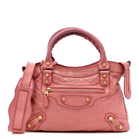 Agneau Giant 12 Gold Hardware Town Rose Bombon Raspberry