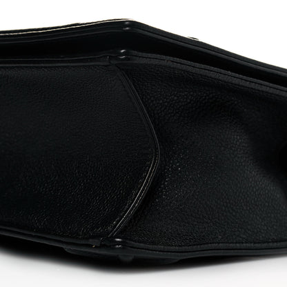 Christian Dior Grained Calfskin Medium Diorama Flap Bag Black 8 of 14