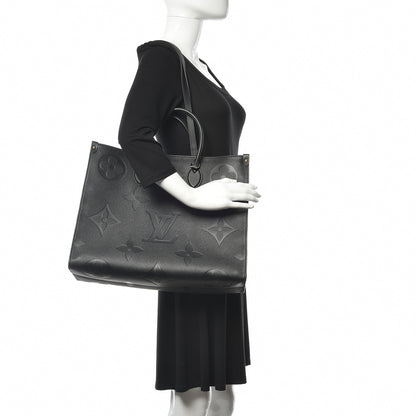 Louis Vuitton Empreinte Monogram Giant Onthego GM Black 2 of 10