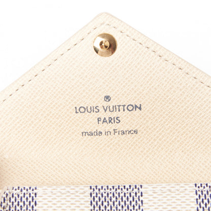 Louis Vuitton Damier Azur Compact Origami Wallet 7 of 7