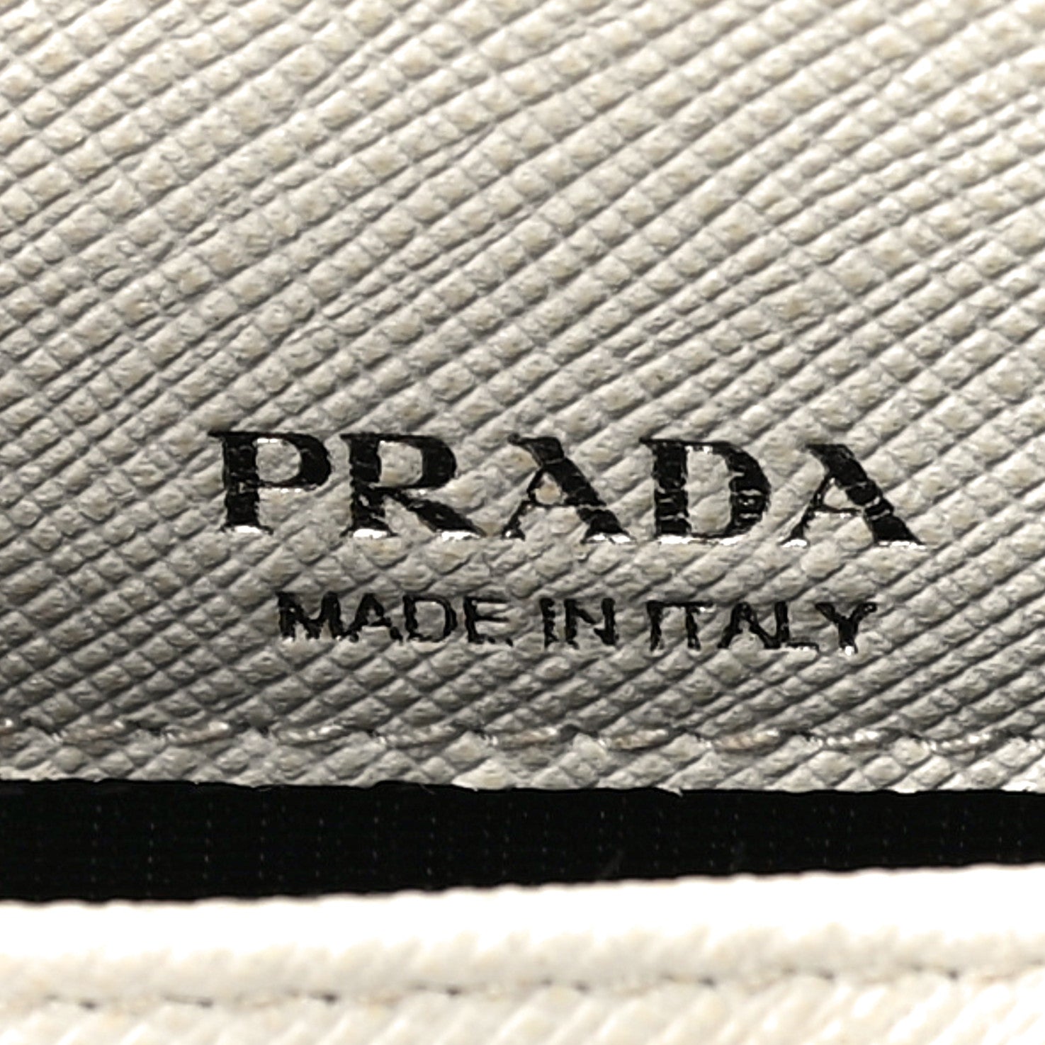 Prada Saffiano Racing Logo Patch Mini Bag White Black 7 of 12