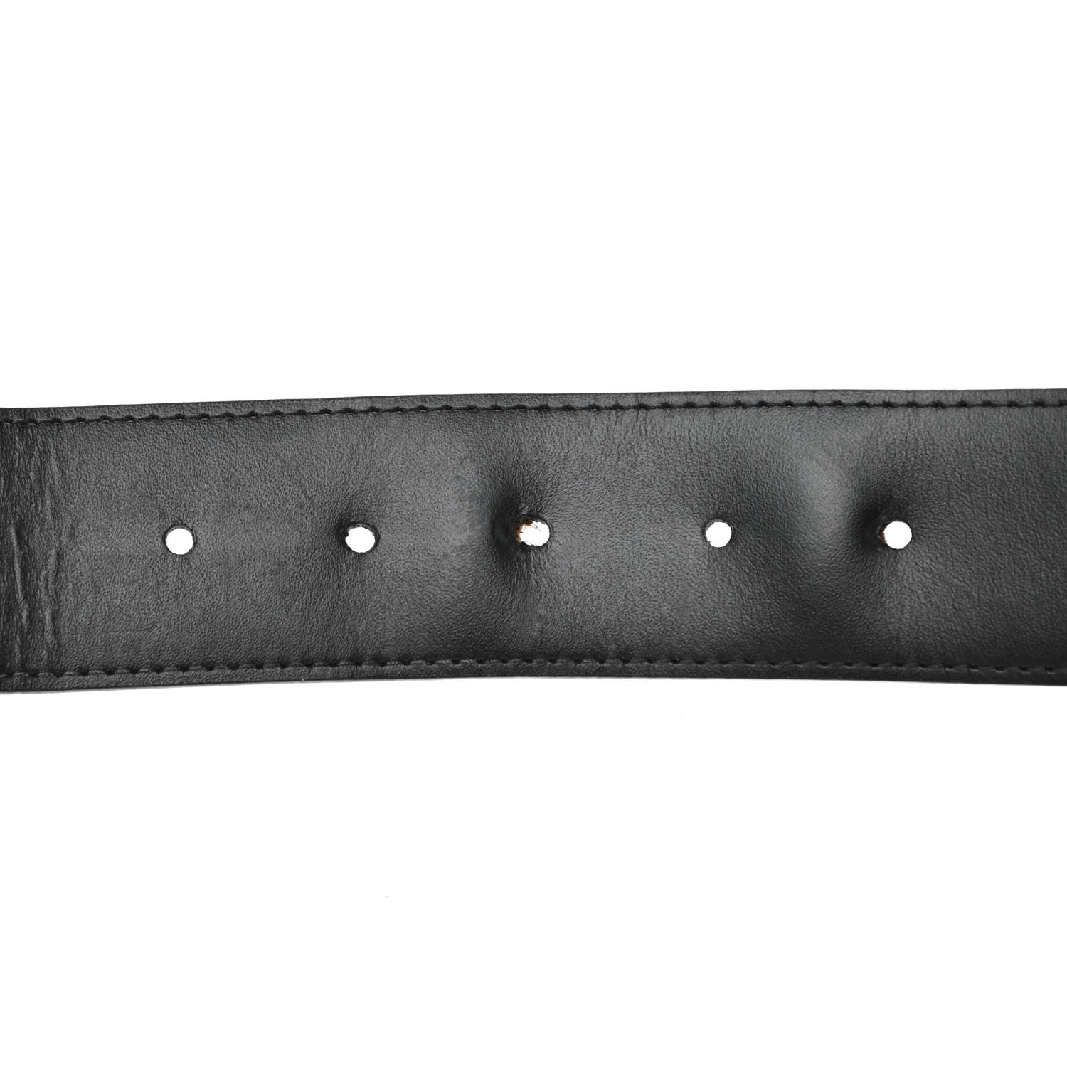 Louis Vuitton Calfskin Monogram 40mm LV Initiales Reversible Belt 95 38 Black 5 of 6