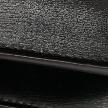Saint Laurent Calfskin Large Monogram Monochrome Sunset Black 12 of 14