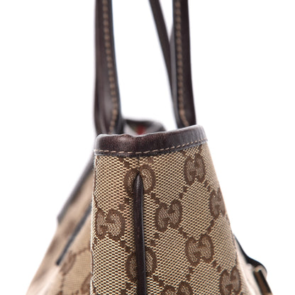 Gucci Monogram Medium New Britt Tote Brown 19 of 19