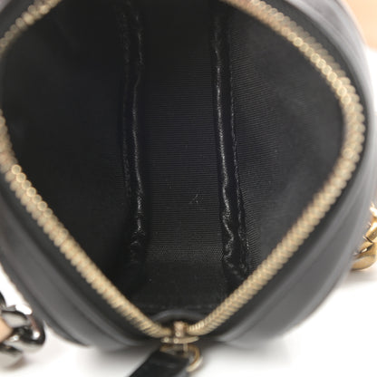 Chanel Wool Tweed Lambskin Quilted Chanel 19 Wallet On Chain WOC and Coin Purse Beige Black 7 of 14