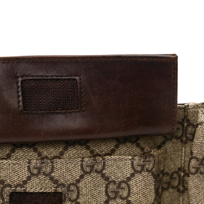 Gucci GG Monogram Double Pocket Belt Bag Dark Brown 12 of 14