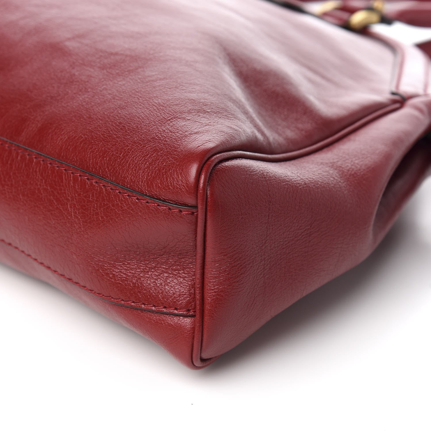 Gucci Calfskin Large Re(Belle) Top Handle Bag Red 8 of 9