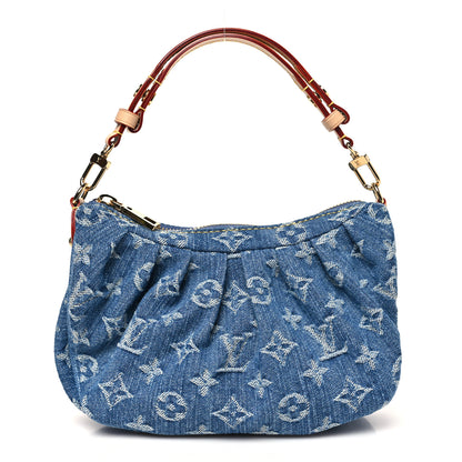 Louis Vuitton Monogram Denim Pochette Valley Blue 1 of 10