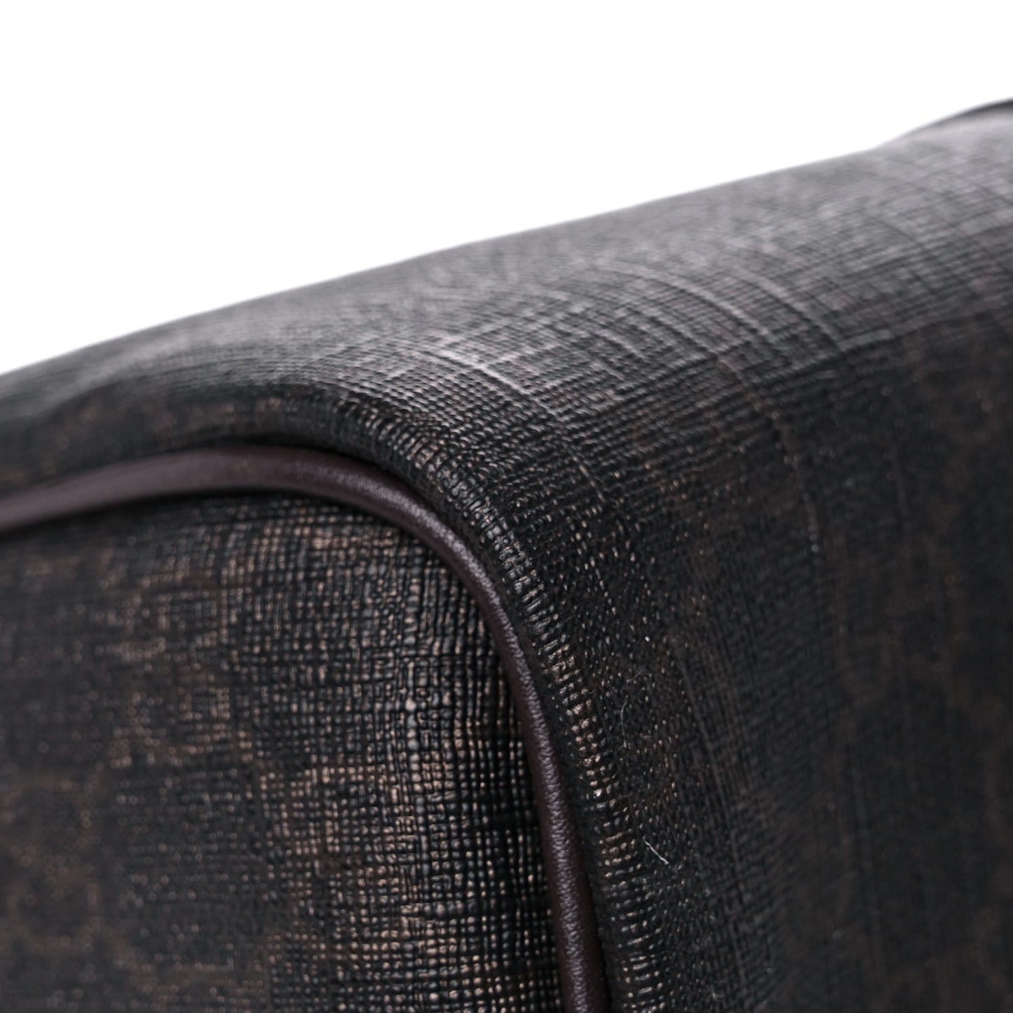 GG Supreme Monogram Medium Nice Boston Dark Brown