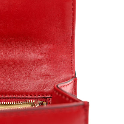Valentino Garavani Vitello Small Glam Lock Rockstud Flap Red 16 of 16