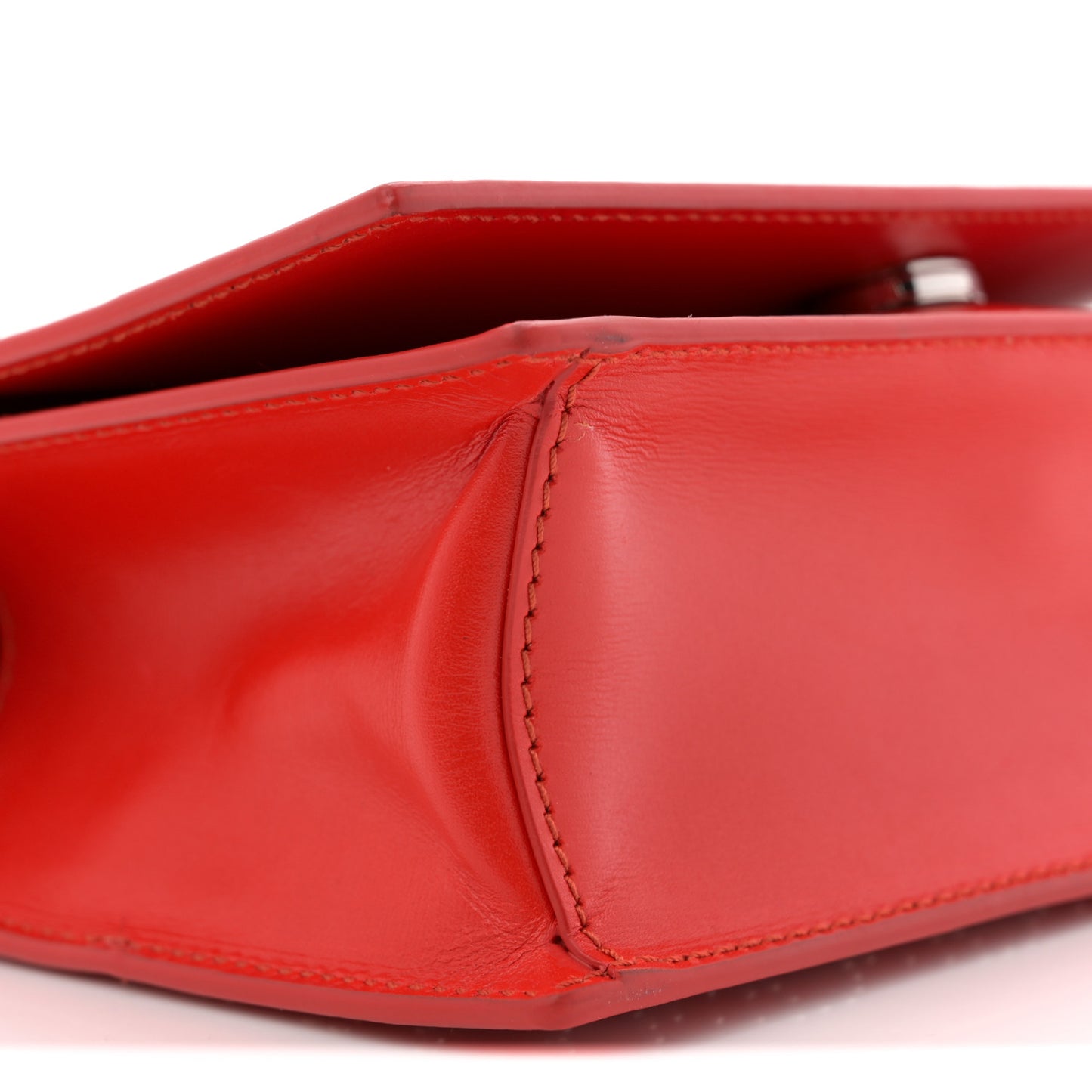 Calfskin Arabesque Studded Franca Crossbody Piment