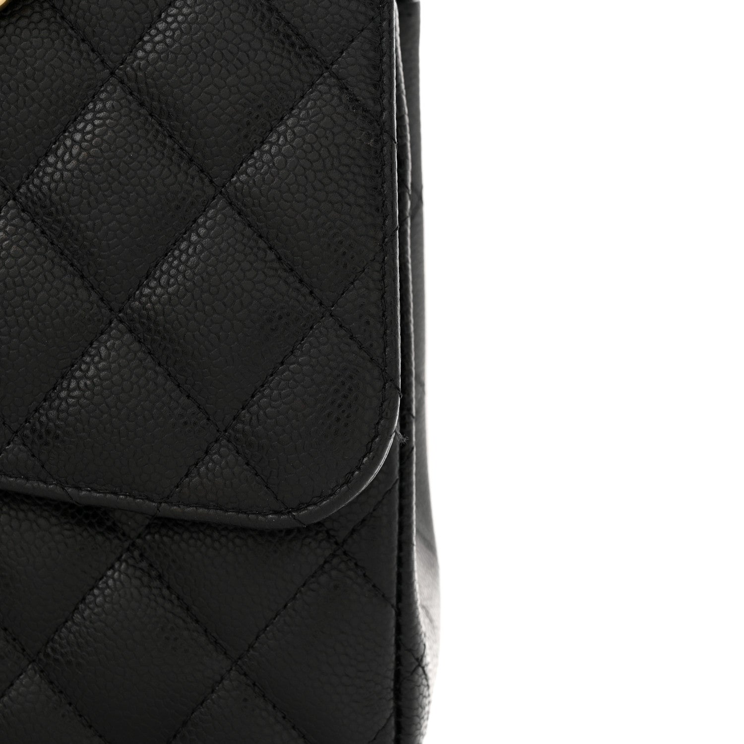 Chanel Caviar Quilted Jumbo Double Flap Black 11 of 11