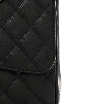 Chanel Caviar Quilted Jumbo Double Flap Black 11 of 11
