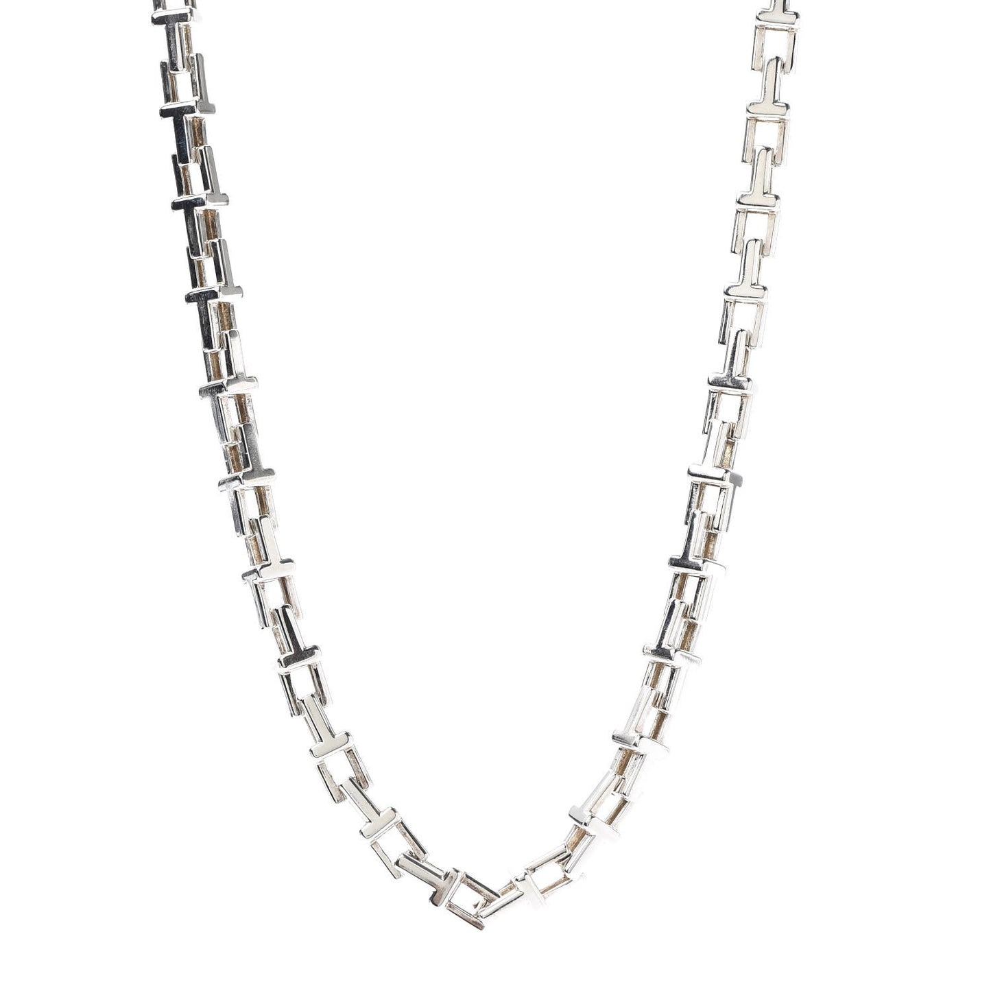 Sterling Silver Interchangeable T Chain Necklace