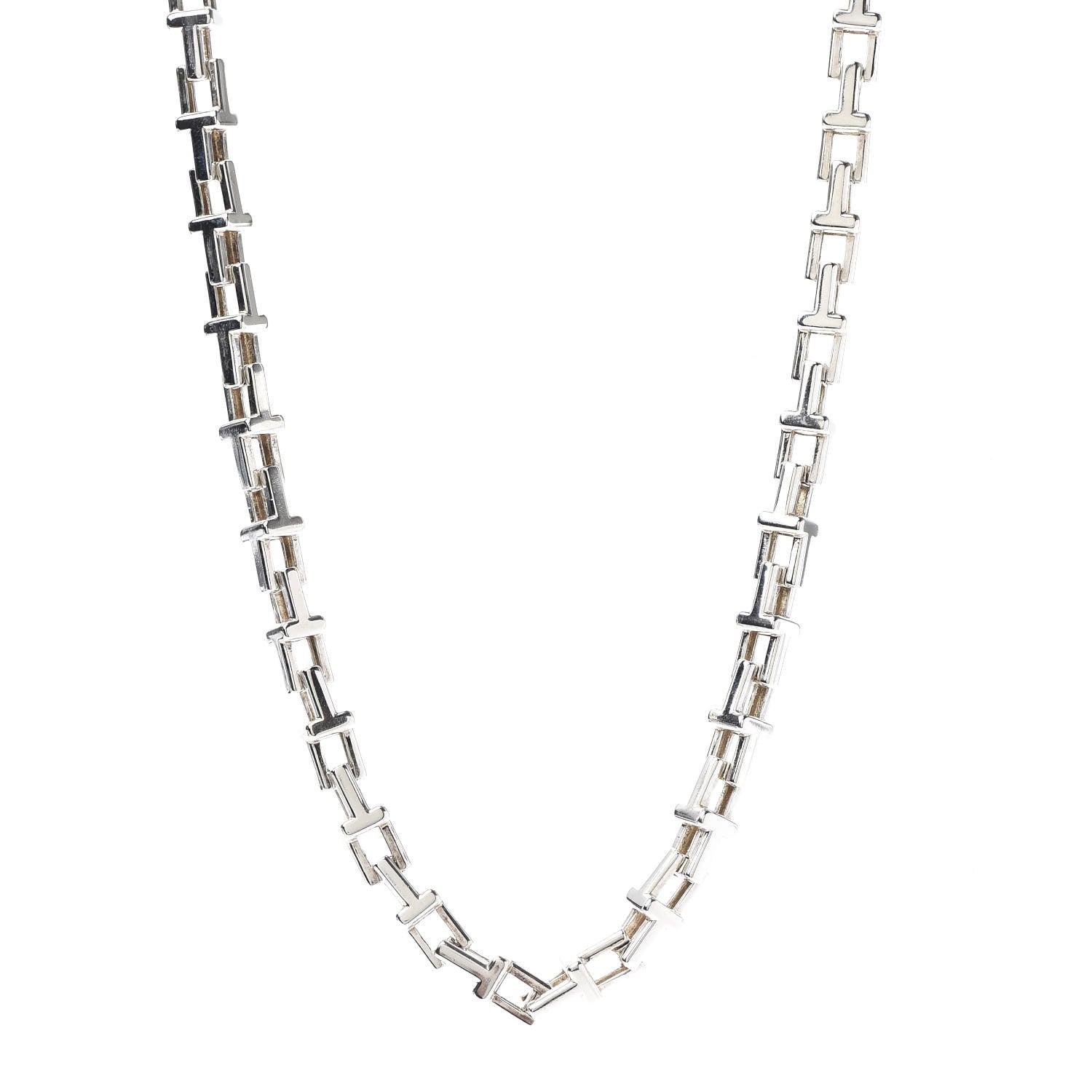 Tiffany Sterling Silver Interchangeable T Chain Necklace 6 of 9