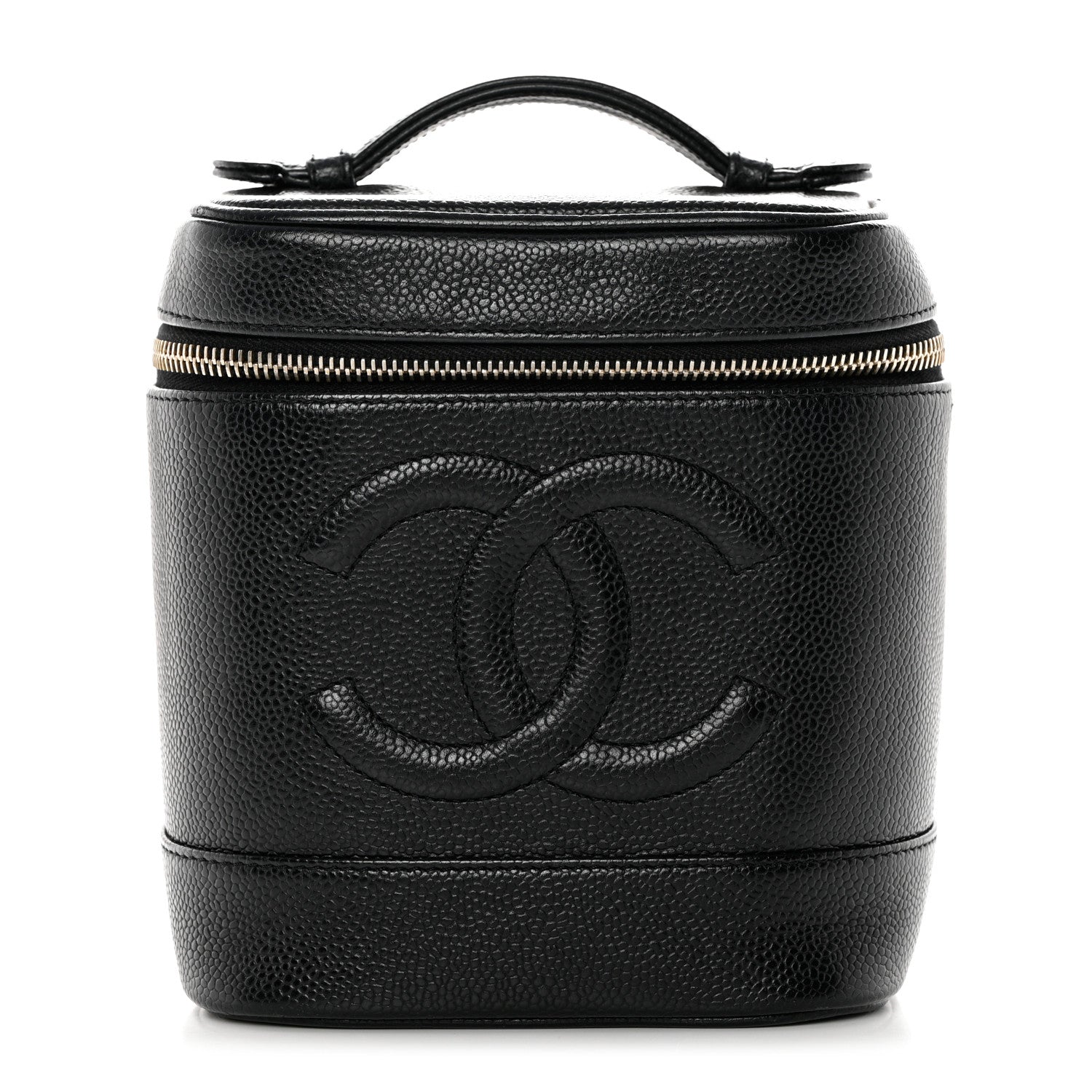 Chanel Caviar Vanity Cosmetic Case Black 1 of 13