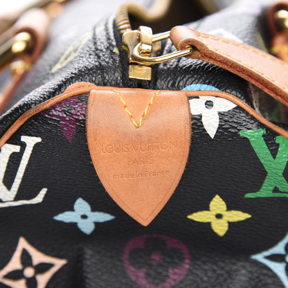 Louis Vuitton Monogram Multicolor Speedy 30 Black 6 of 7