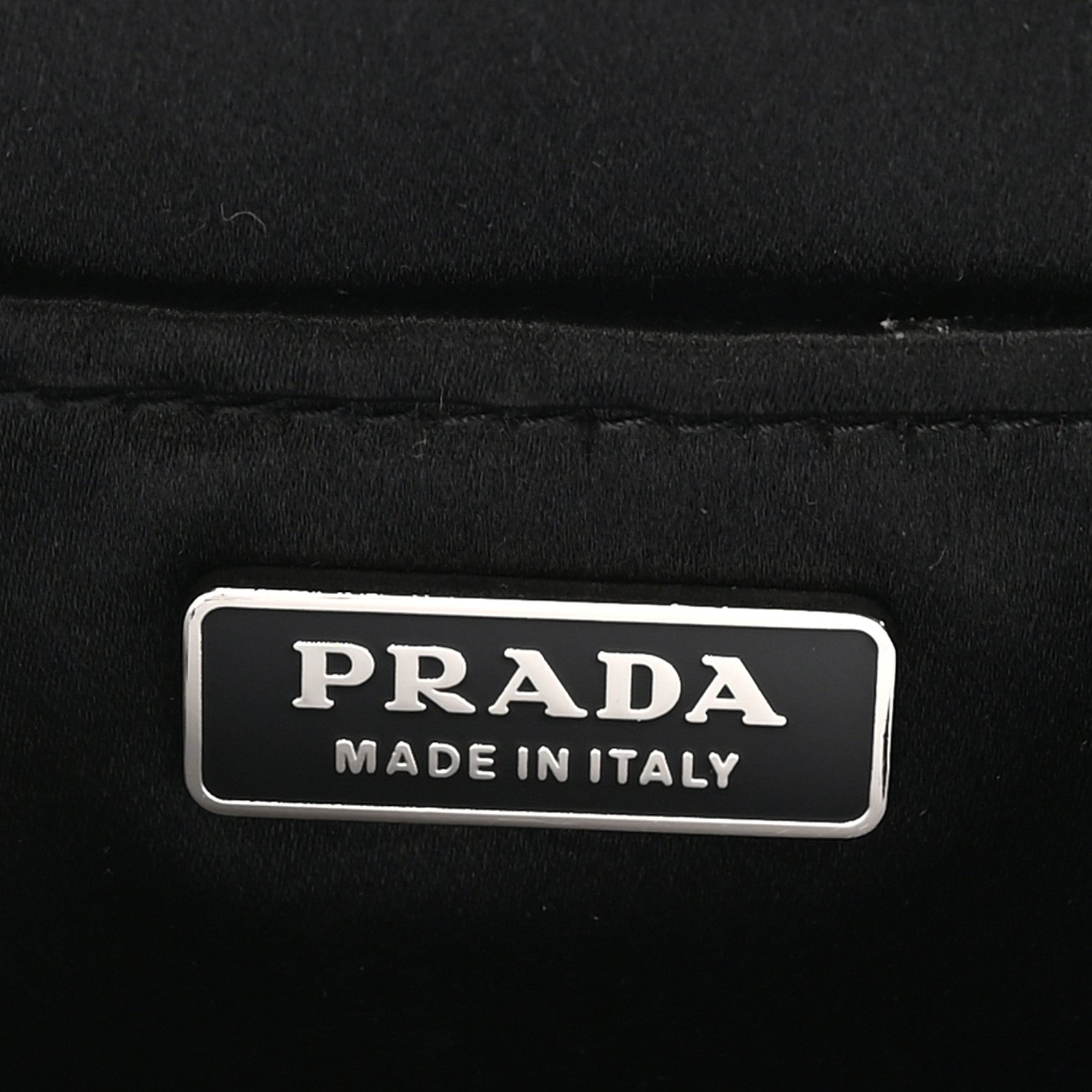 Prada Vernice Sfumato Metal Clutch Nudo Black 6 of 6