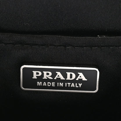 Prada Vernice Sfumato Metal Clutch Nudo Black 6 of 6