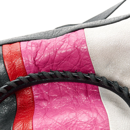 Balenciaga Agneau Arena Multicolore Classic Hardware S City Rose Gris White Black Rouge 12 of 12