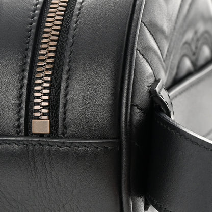 Gucci Calfskin Matelasse GG Marmont Belt Bag 95 38 Black 13 of 13