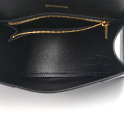 Balenciaga Shiny Box Calfskin Small Hourglass Top Handle Bag Black 5 of 12
