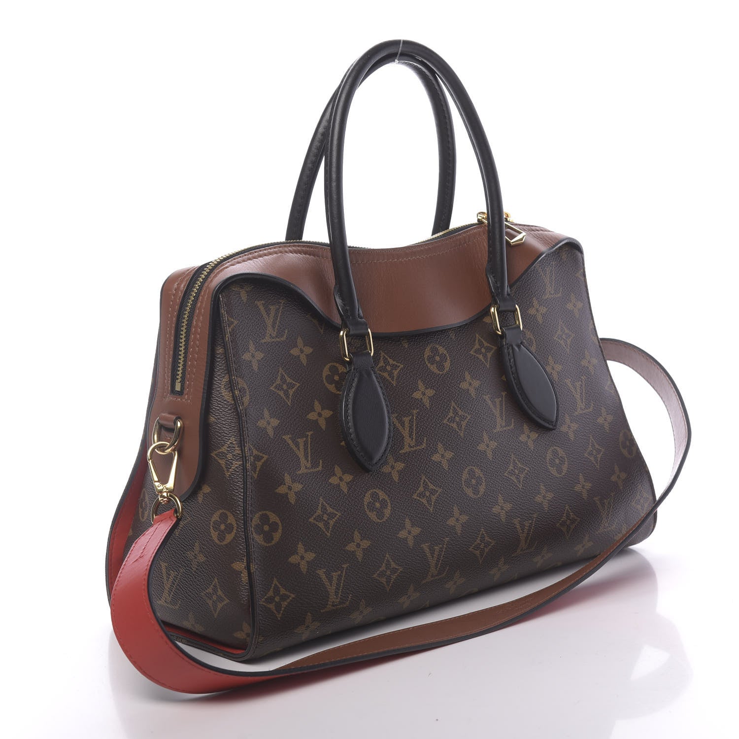 Louis Vuitton Monogram Tuileries Caramel Rouge 4 of 12