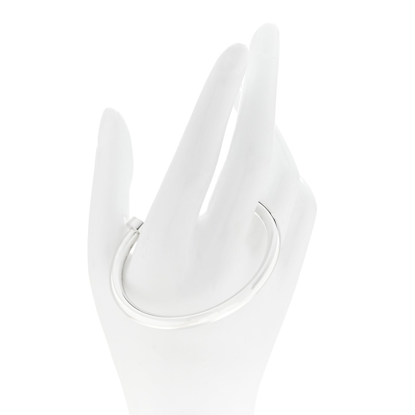 Sterling Silver Return to Tiffany Narrow Circle Edge Cuff Bracelet