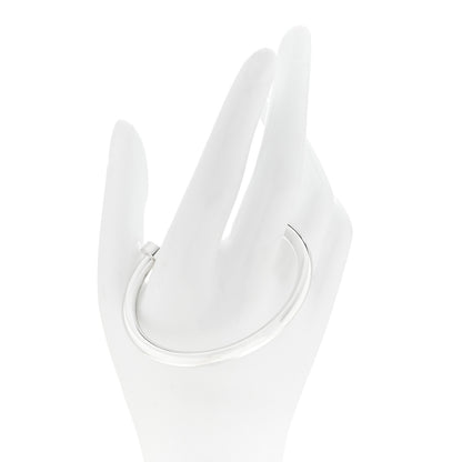 Tiffany Sterling Silver Return to Tiffany Narrow Circle Edge Cuff Bracelet 2 of 6