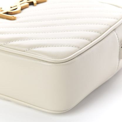 Saint Laurent Calfskin Matelasse Monogram Lou Camera Bag Crema Soft 8 of 8