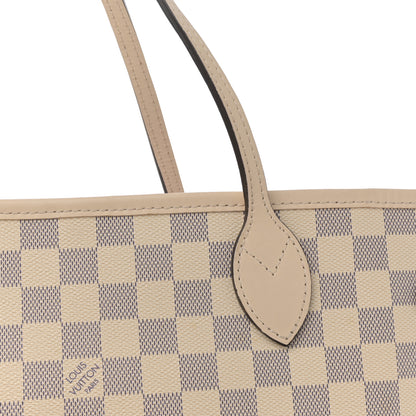 Louis Vuitton Damier Azur Braided Neverfull MM Pink 16 of 17
