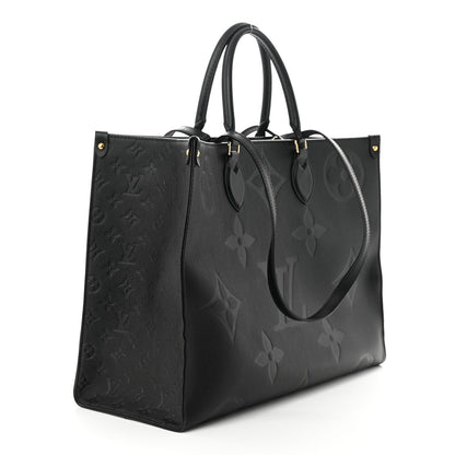 Louis Vuitton Empreinte Monogram Giant Onthego GM Black 3 of 10