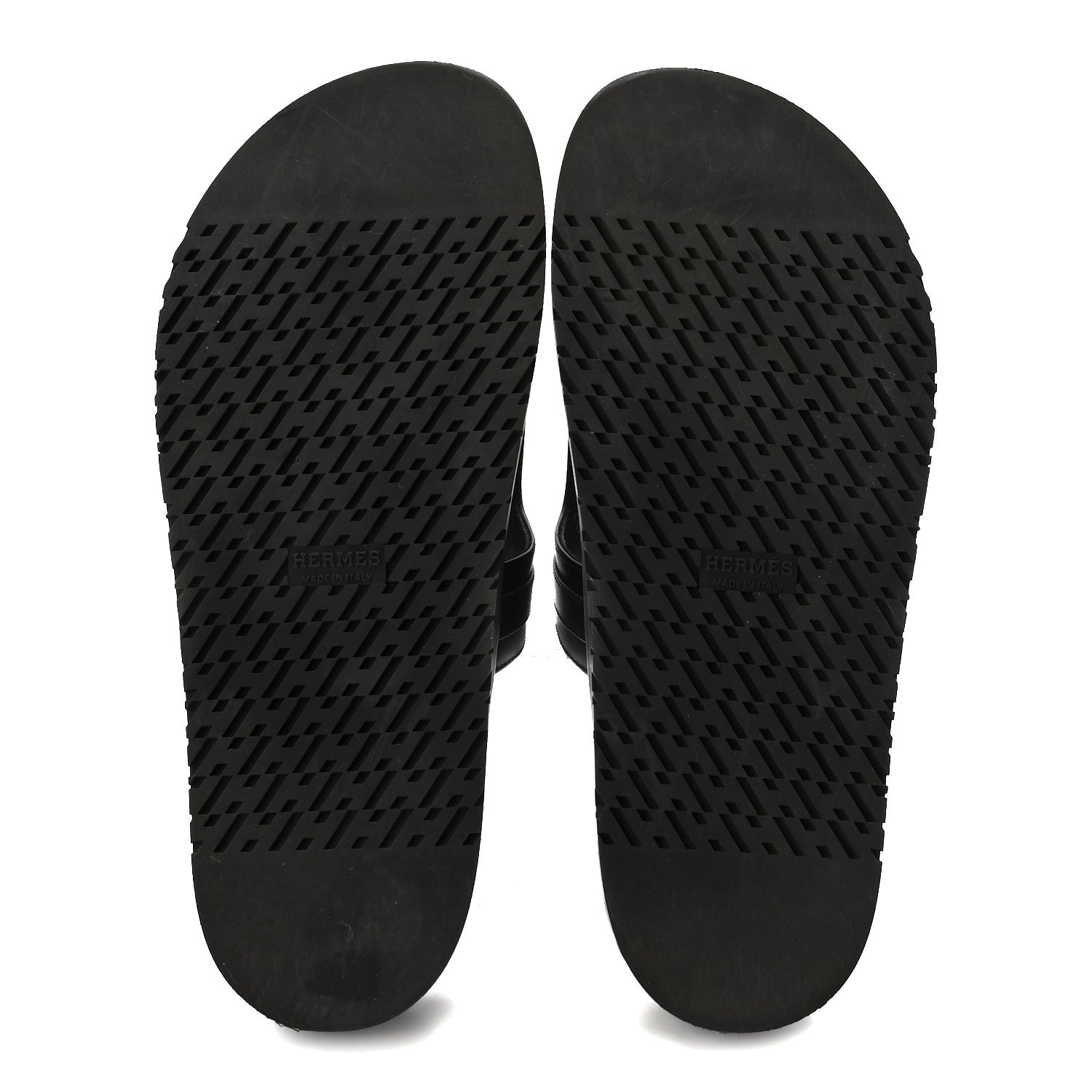 Hermes Calfskin Womens Empire Sandals 40 Black 6 of 9