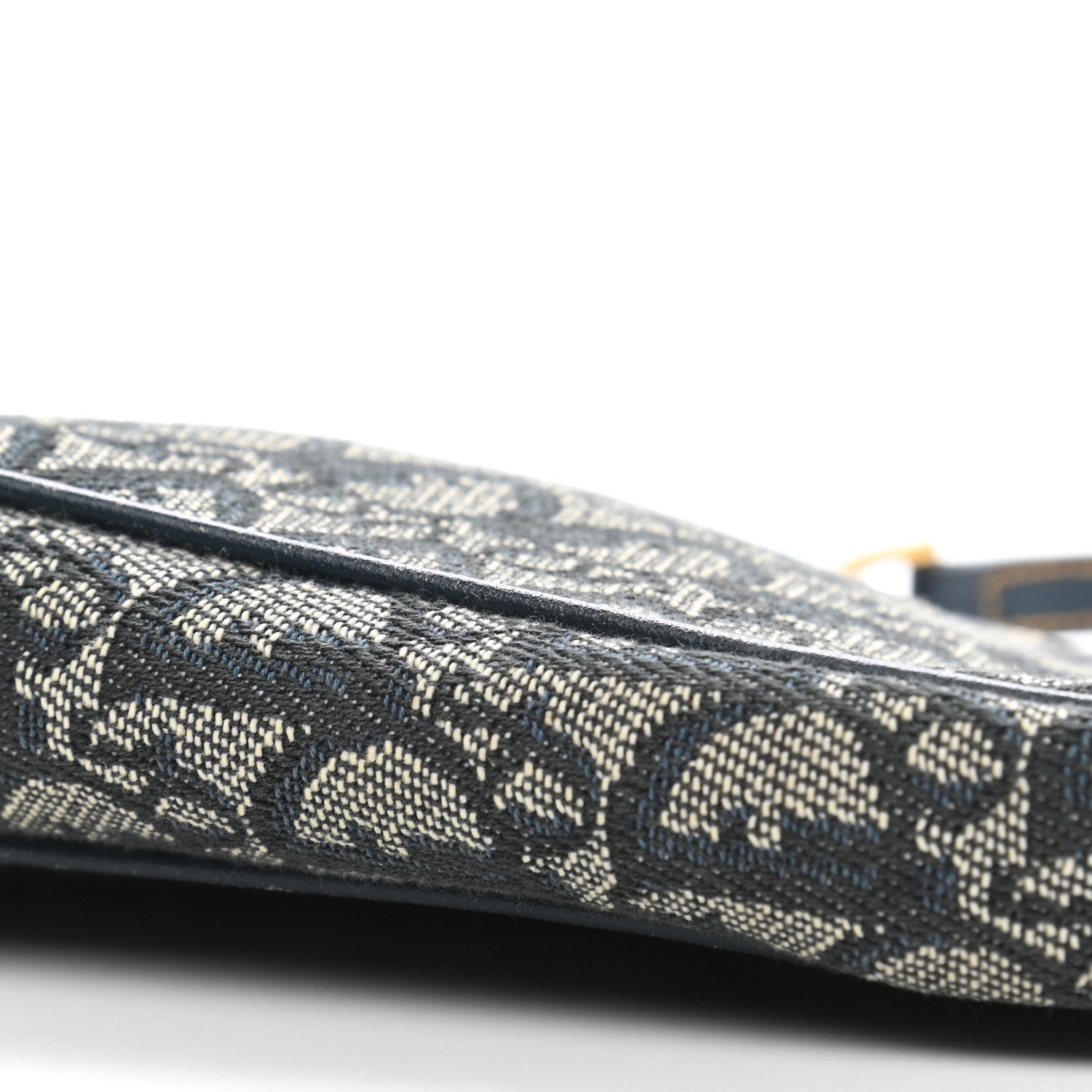 Christian Dior Monogram Mini Saddle Pochette Navy 8 of 12