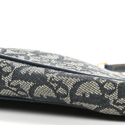 Christian Dior Monogram Mini Saddle Pochette Navy 8 of 12