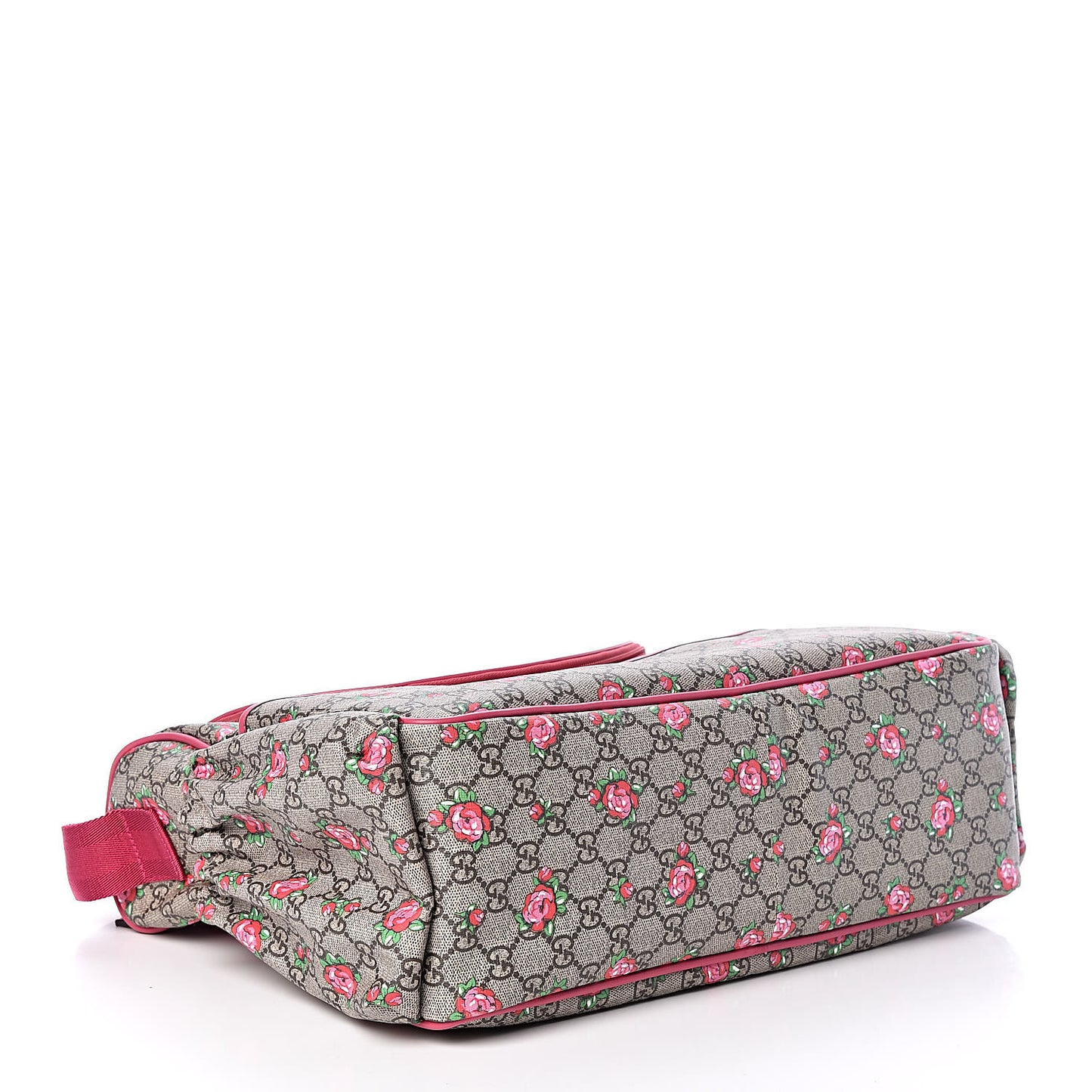 GG Supreme Monogram Rose Bud Diaper Bag Pink
