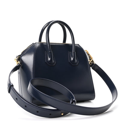 Givenchy Shiny Lord Calfskin Mini Antigona Navy 3 of 10